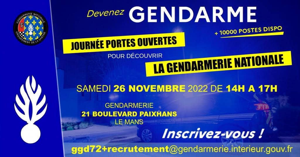 Gendarmerie Nationale – Porte ouverte