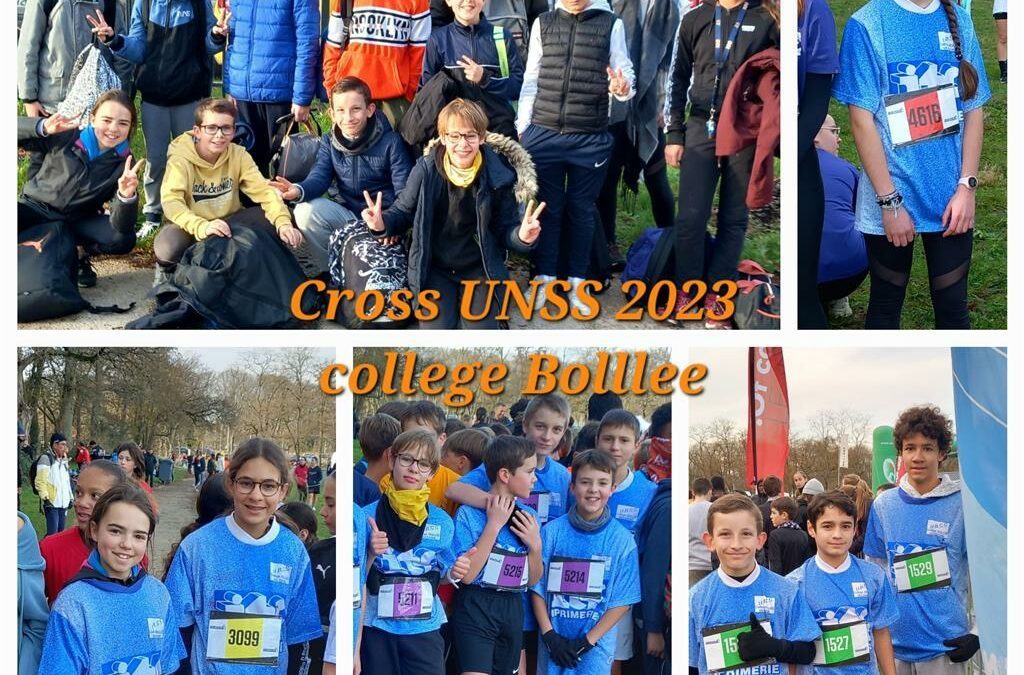 Le cross UNSS 2023 a eu lieu dans les bois de Changé ce mercredi 29 novembre 2023